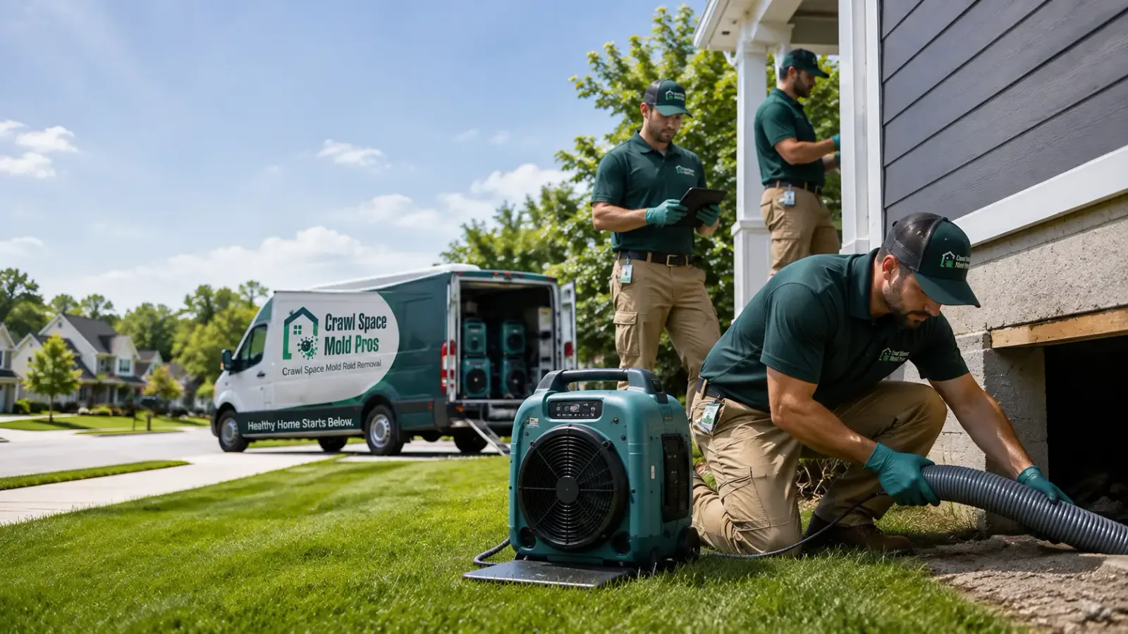 Crawl Space Mold Removal in Bonanza, OR